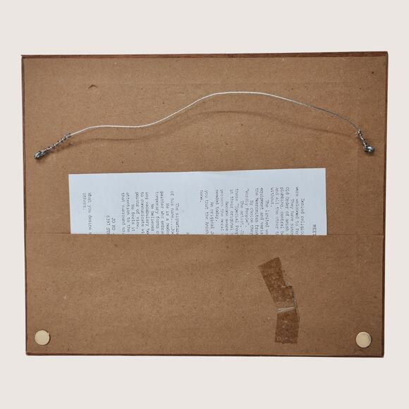 Vintage Amish Country Pencil Drawing Print Signed JO K0 10x12 Barn Horse Buggy - Picture 2 of 14